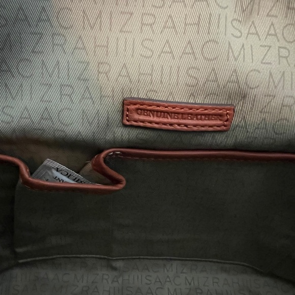 NEW Isaac Mizrahi! Leather tote bag purse 👜 - Picture 9 of 11